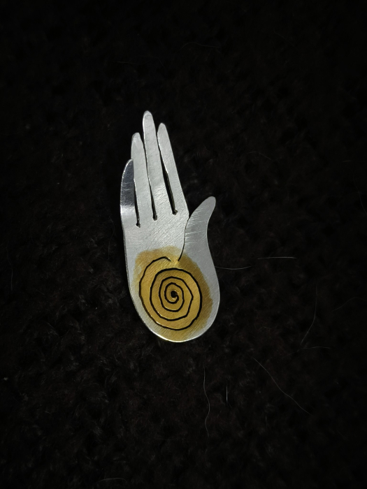 Brosa unicat din argint –Lucrate manual | Liana Jewelry [1]