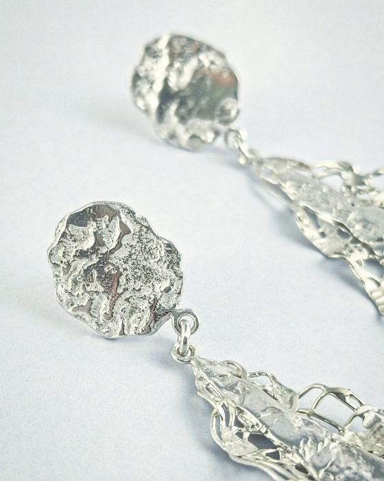 Cercei unicat din argint cu turquoise- Liana Jewelry [5]