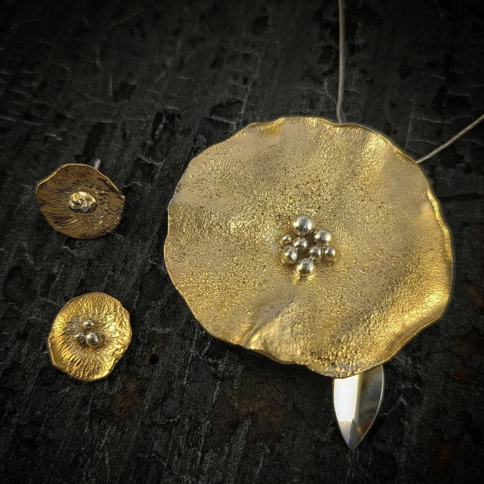 Bijuterie unicat argint placati cu aur- Liana Jewelry [4]