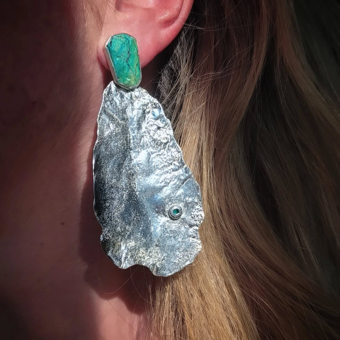 Cercei unicat din argint  versatili - Liana Jewelry [6]