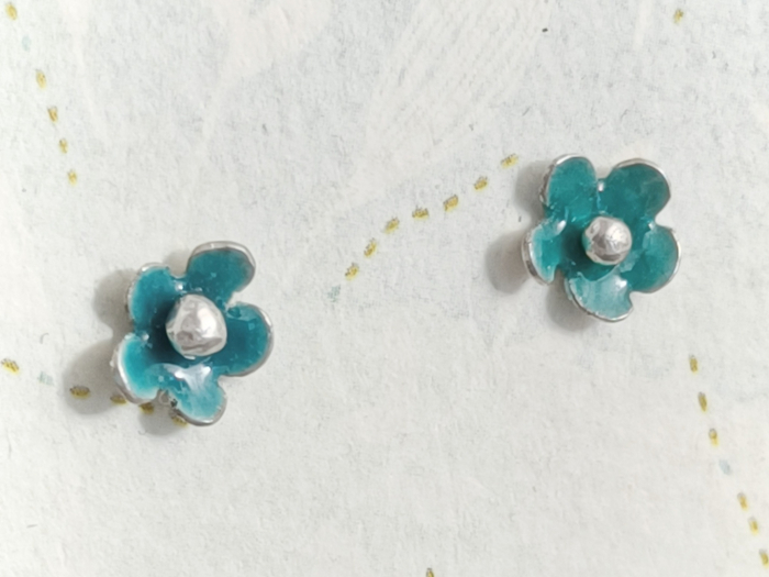 Bijuterie unicat argint cu email Liana Jewelry [2]