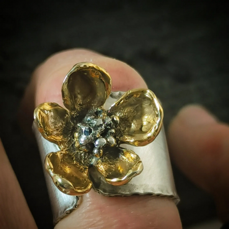 INELE - Flower ring