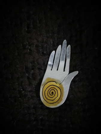 Brosa unicat din argint –Lucrate manual | Liana Jewelry [2]