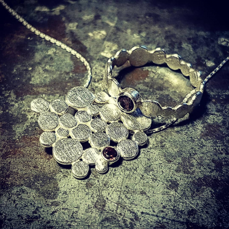 Inel de argint - Puncte, puncte [2]