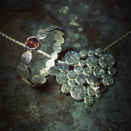 Inel de argint - Puncte, puncte [1]