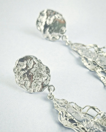 Cercei unicat din argint cu turquoise- Liana Jewelry [4]