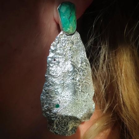 CERCEI - Cercei unicat din argint  versatili - Liana Jewelry