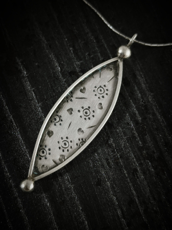 Pandantive - Pandantive unicat din argint – colecția “Texturi” | Lucrate manual, gravate artistic | Liana Jewelry