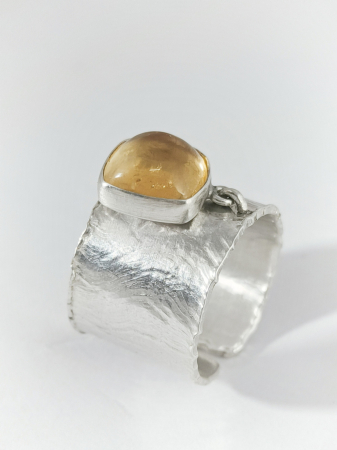 inel ''Raza de soare'' bijuterie uncat cu citrin [3]