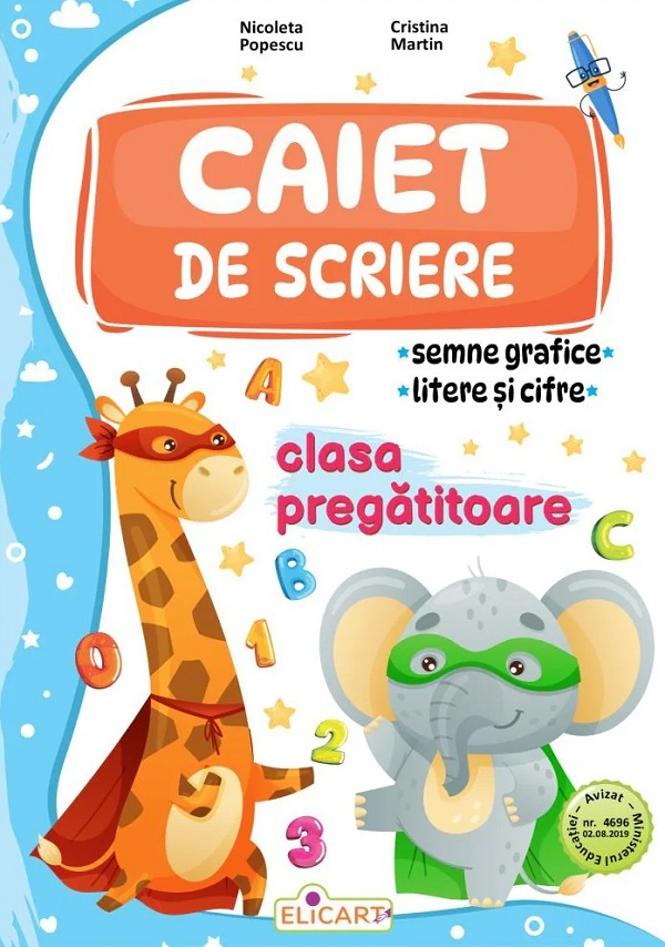 Caiet de scriere - Clasa pregatitoare - Cristina Martin , Nicoleta Popescu [1]