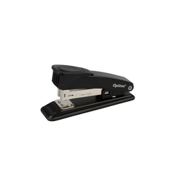 Capsator metalic, 25 coli, 116x54x34mm, capse 24/6, 26/6, 24/8, Optima MS25 - negru [1]