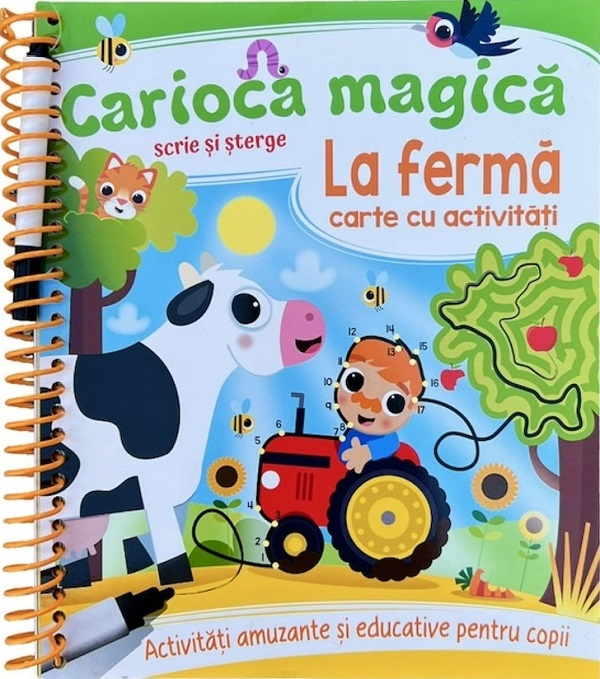 Carioca magica. Scrie si sterge: La ferma. Carte cu activitati [1]