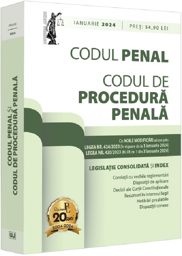 Codul penal si Codul de procedura penala Ianuarie 2024 [1]