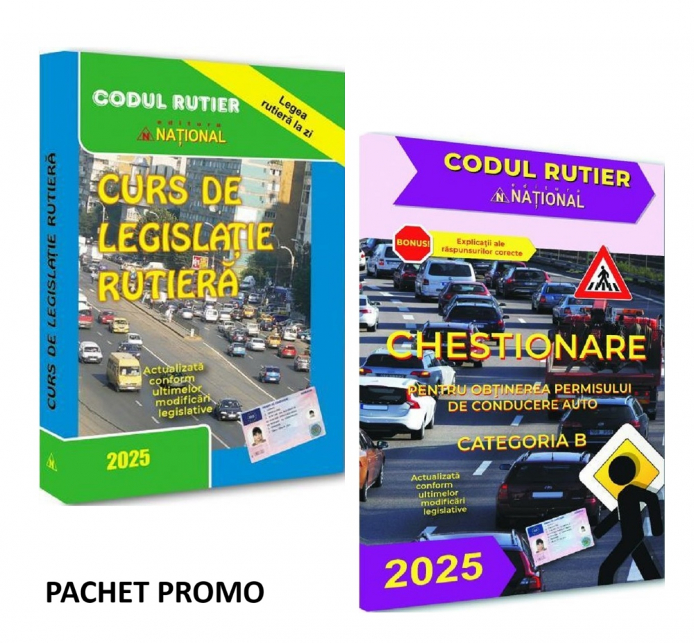 Curs de legislatie rutiera 2025 - Chestionare pentru obtinerea permisului de conducere auto Categoria B 2025 [1]