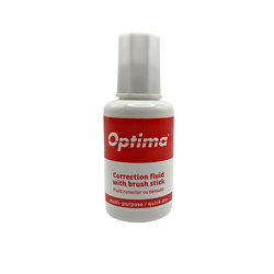 Fluid corector Optima, 20ml, cu pensula, pe baza de solvent [1]
