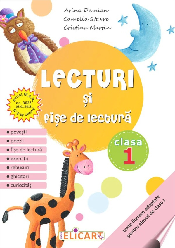 Lecturi si fise de lectura - Clasa 1 -Arina Damian , Camelia Stavre , Cristina Martin [1]