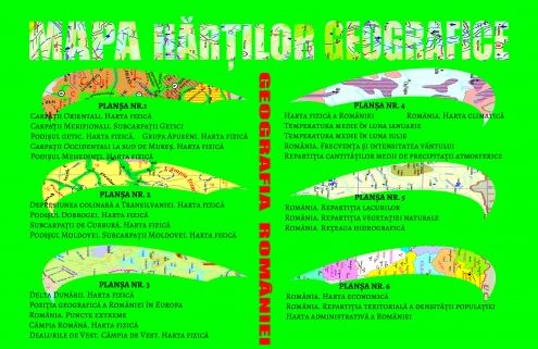 Mapa hartilor geografice: Geografia Romaniei [1]