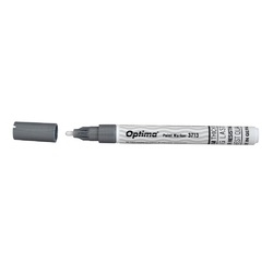 Marker cu vopsea Optima Paint 3713, varf rotund 2.0mm, grosime scriere 1-2mm - argintiu [1]