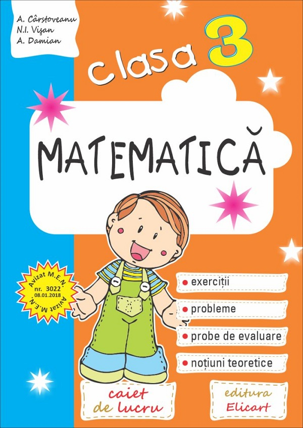 Matematica - Clasa 3 - Caiet - Ana Carstoveanu , Arina Damian , Niculina I. [1]