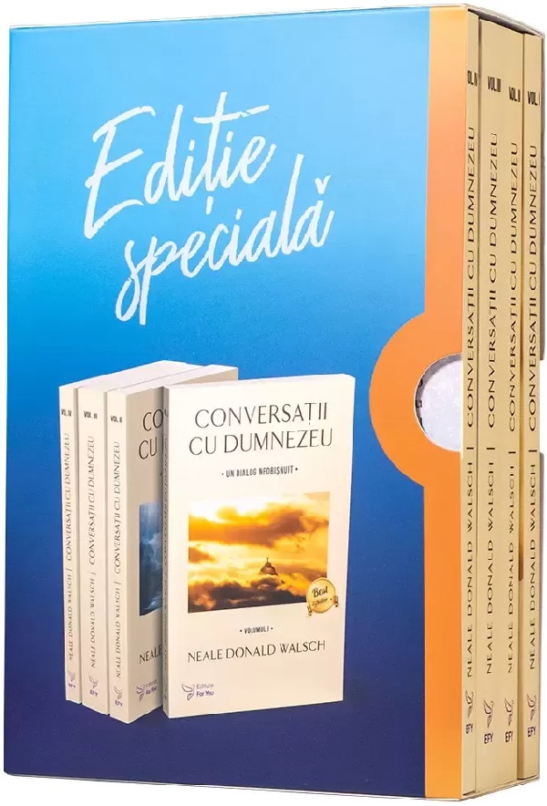 Pachet: Conversatii cu Dumnezeu. Volumele I-IV in cutie -  Neale Donald Walsch [1]