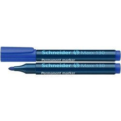 Permanent marker SCHNEIDER Maxx 130, varf rotund 1-3mm - albastru [1]