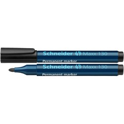 Permanent marker SCHNEIDER Maxx 130, varf rotund 1-3mm - negru [1]