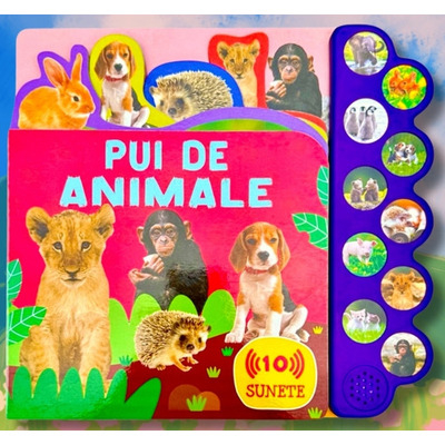 Pui de Animale - Carte cu 10 Sunete [1]