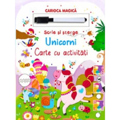 Unicorni. Scrie si sterge. Activitati [1]