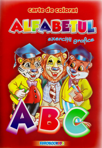 Carti de colorat - A5 - Alfabetul - Exercitii grafice