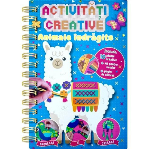 Carti de colorat - Activitati creative - Animale indragite