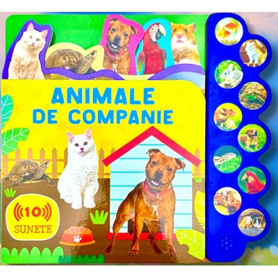 Carti cu sunete - Animale de Companie - Carte cu 10 Sunete