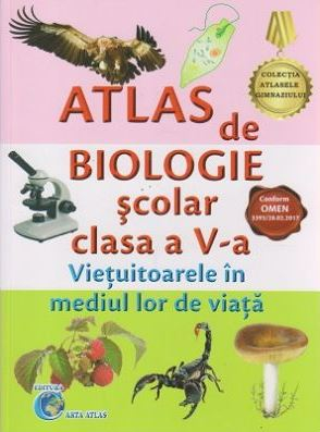 Atlas de biologie scolar - Clasa a 5-a