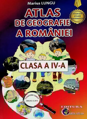 Atlas de geografie a Romaniei - Clasa 4