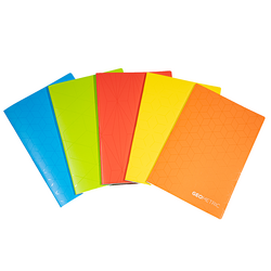 Caiet A4, 60 file, 80gsm, coperta carton 300gsm, design geometrics - matematica [1]
