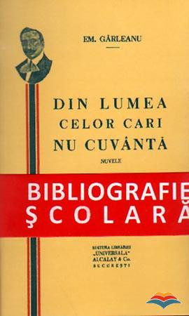 Literatura Romana - Din lumea celor care nu cuvântă
