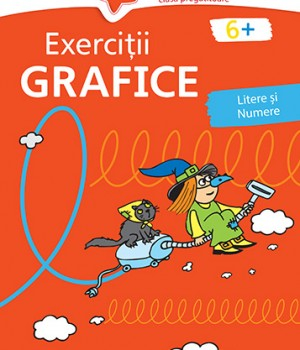 Culegeri Auxiliare - Exercitii grafice 6 ani+ (rosie)