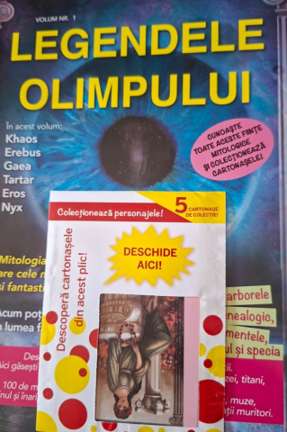 Carti pentru copii - Legendele Olimpului. Originea Zeilor in Mitologia Greaca. Nasterea primilor zei - Volumul I