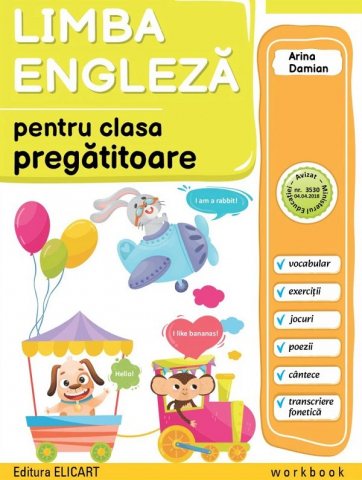 Culegeri Auxiliare - Limba engleza - Clasa pregatitoare - Caiet - Arina Damian