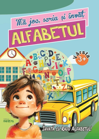 Carti pentru copii - Ma joc, scriu si invat alfabetul