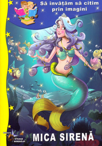 Practic pentru copii - Mica sirena. Sa invatam sa citim prin imagini