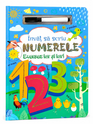 Carte Prescolara - Numerele - Invat sa scriu