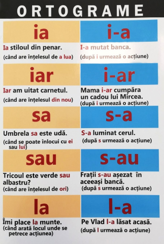 Carti Educative - Ortograme plansa