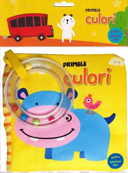 Carti pentru copii - Primele culori. Material Textil