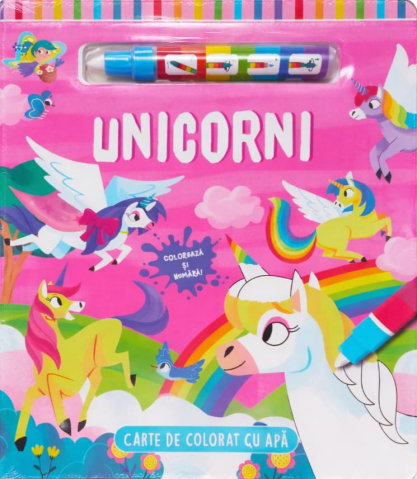 Carti Educative - UNICORNI -Coloreaza si Numara