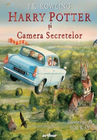 Cărți pentru copii - Harry Potter si camera secretelor, editie ilustrata