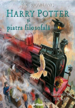 CĂRȚI - Harry Potter si piatra filosofala, editie ilustrata