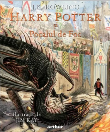Cărți pentru tineri - Harry Potter si Pocalul de Foc, editie ilustrata