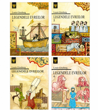 CĂRȚI - Legendele evreilor, pachet 4 volume