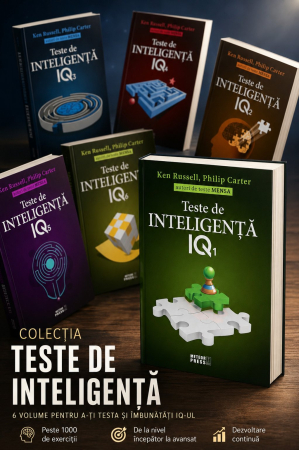 OFERTE SPECIALE - Pachet Teste de inteligenta IQ, 6 volume