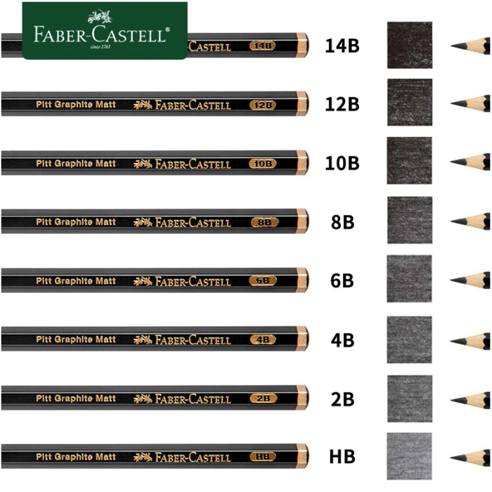 Creion Grafit Faber-Castell Pitt Graphite Matt [2]